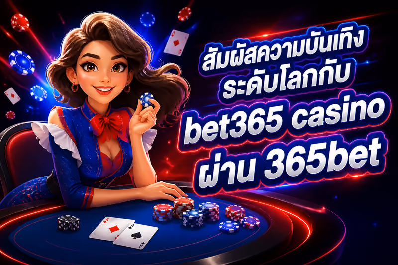 สัมผัสความบันเทิงระดับโลกกับ bet365 casino ผ่าน 365bet